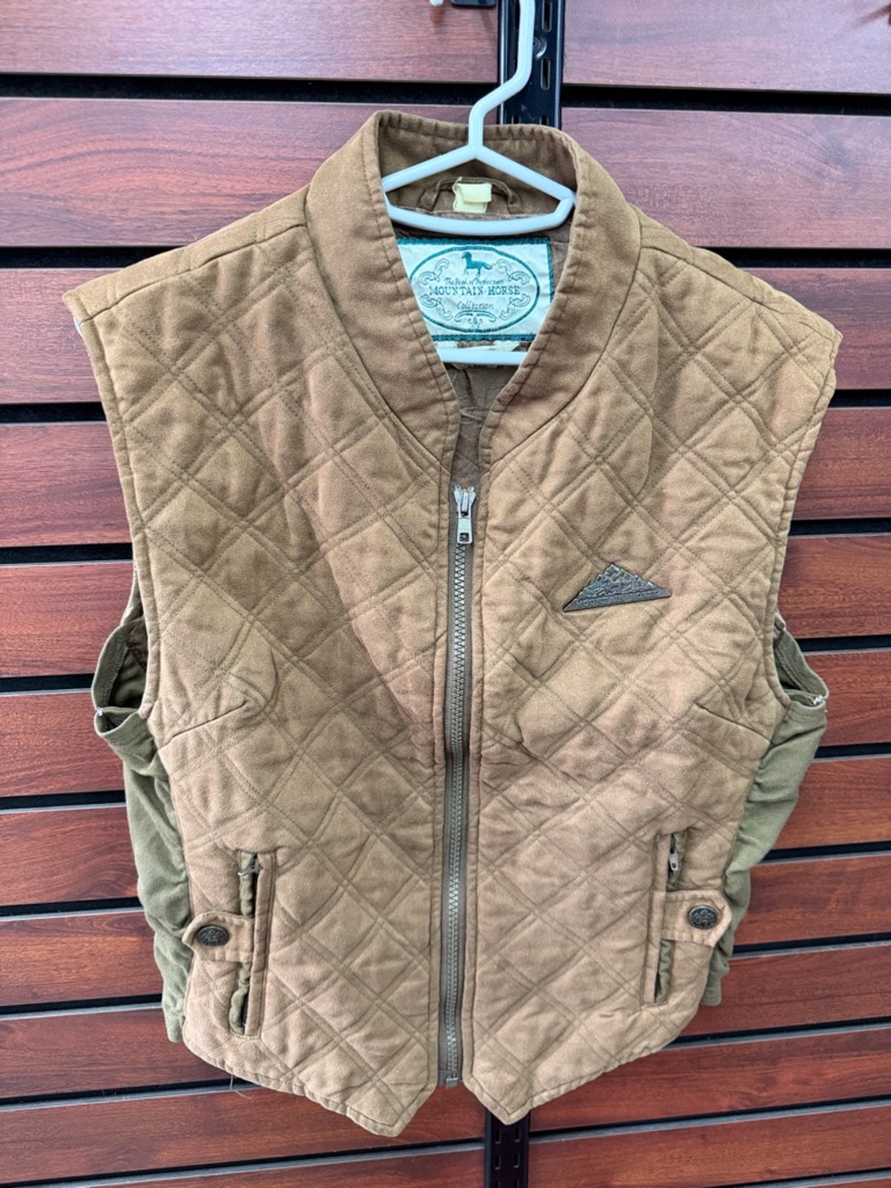 Mountain Horse Quilted Brown Women's Vest